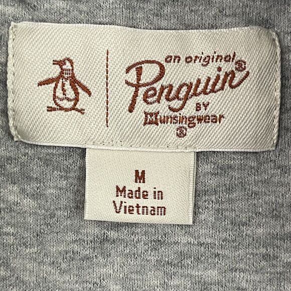 Penguin Munsingwear Hoodie Womens Medium Full Zip Sweatshirt Cotton Embroidered - Picture 2 of 9